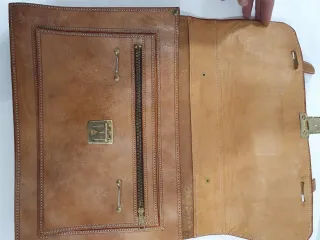 Maletín vintage piel marrón