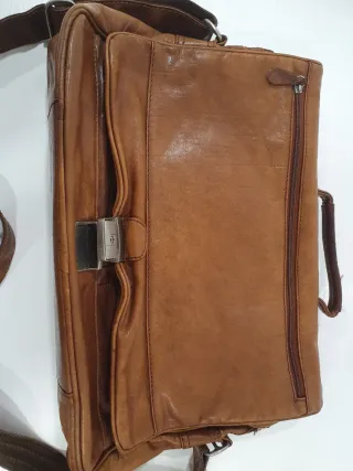 Maletín vintage piel marrón