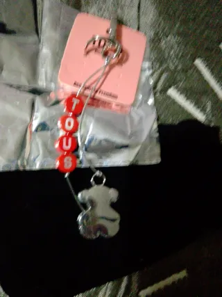 Llavero Tous Oso Plata