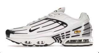 Zapatillas Nike Air Max Tn 3 Blancas Negras
