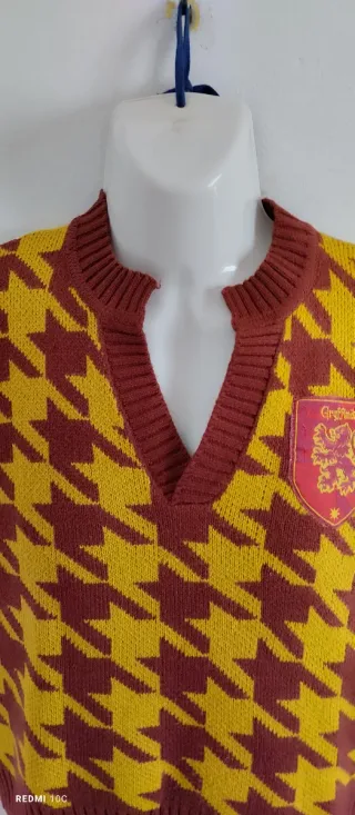 Gilet Harry Potter oro e rosso