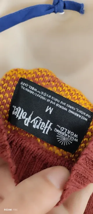 Gilet Harry Potter oro e rosso