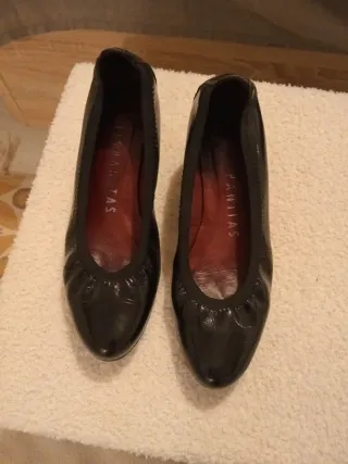 Zapatos negros tacón 4cm