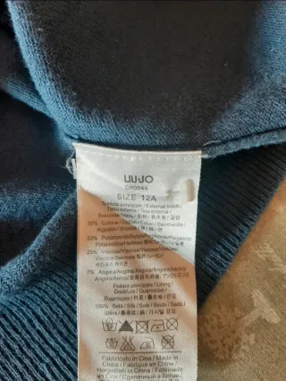 Gilet Liu Jo tg. 12 con paillettes