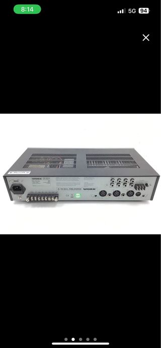 WORK PA 60/2 TWO SERIES Amplificador