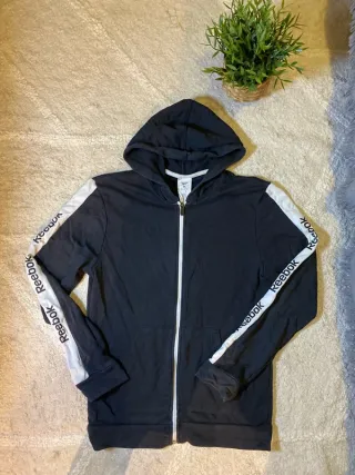 Reebok Sudadera con cremallera y logo