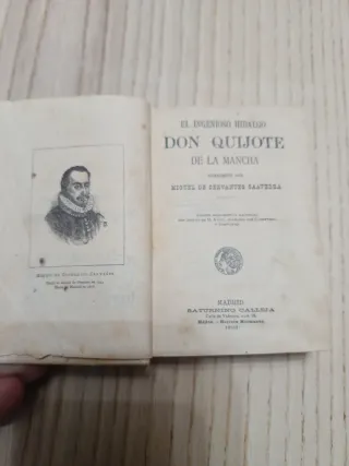Don Quijote de la Mancha - Edición Antigua