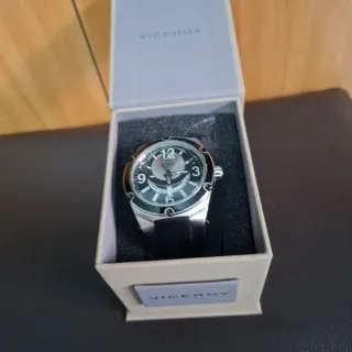 Reloj Viceroy Negro y Plateado