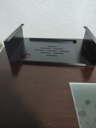 Soporte para monitor gris