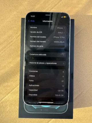 IPHONE 12 PRO 128 GB BLANCO