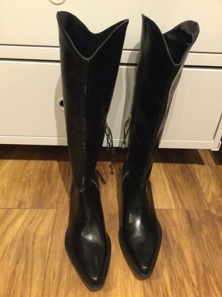 Botas Zara Negras Talla 39