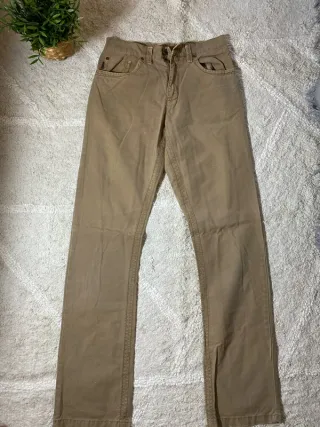 Angelo Litrico Vaqueros Beige Retro Vinta