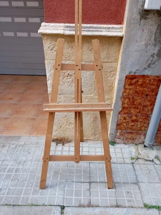 Trípode de pintor de madera