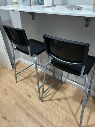 Taburetes altos mesa alta