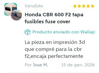 Honda CBR 600 F Tapa Fusibles carenado fuse cover