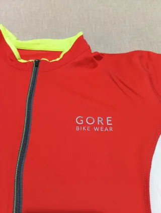 Maillot Ciclismo Gore Bike Wear Rojo Talla M