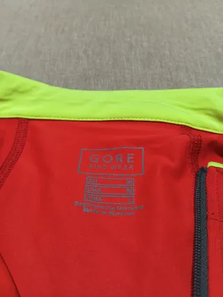 Maillot Ciclismo Gore Bike Wear Rojo Talla M