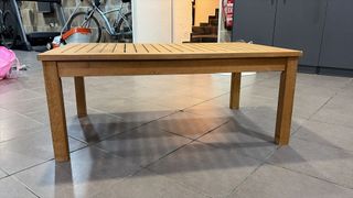 Mesita de centro de madera