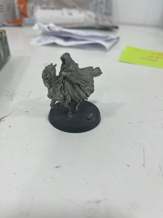 Miniaturas nazgul a caballo y compañía del anillo