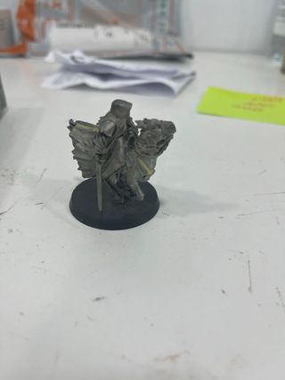 Miniaturas nazgul a caballo y compañía del anillo