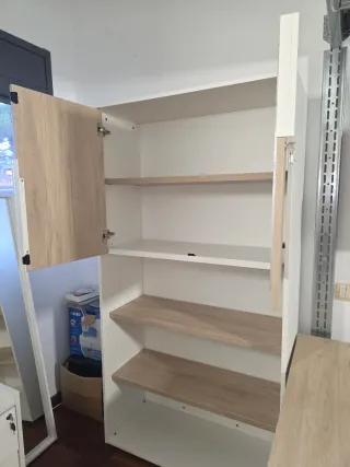 Estanterías de oficina madera y metal