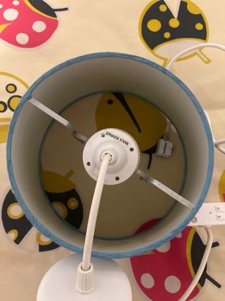 Lámpara azul juvenil