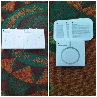 Pack 2 cargadores Apple 35W USB-C+Cargador Magsafe
