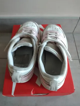 Scarpe ginnastica bambina Nike rosa/bianche