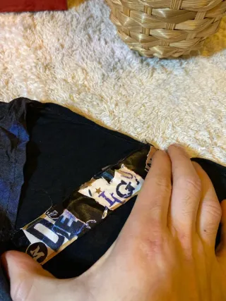 Blusa Desigual Azul y Negra