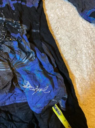 Blusa Desigual Azul y Negra