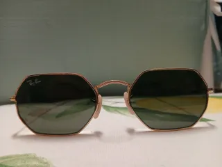 Gafas de sol Ray-Ban Octagonales Doradas