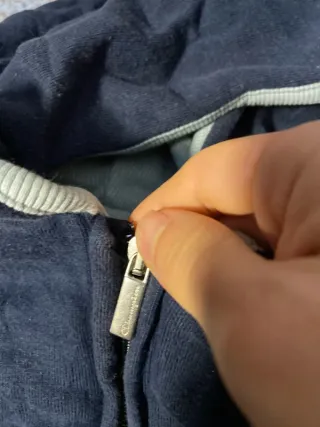 Champion Sudadera con Cremallera Azul