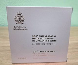 Moneda 5 Euro Plata San Marino 2016