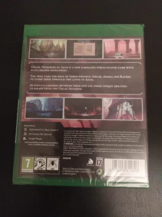 Xbox Greak: Memories of Azur Precintado