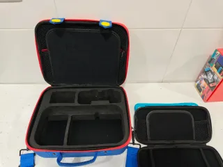 Nintendo Switch Azul y Rojo+ accesorios