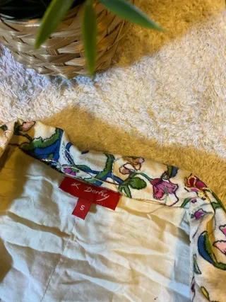 Blazer estampado floral retro sweetwear