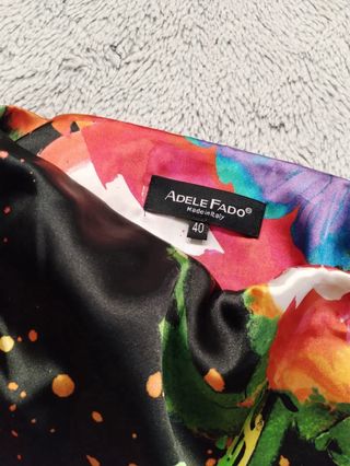 Vestito Adele Fado floreale nero taglia S (40 it)