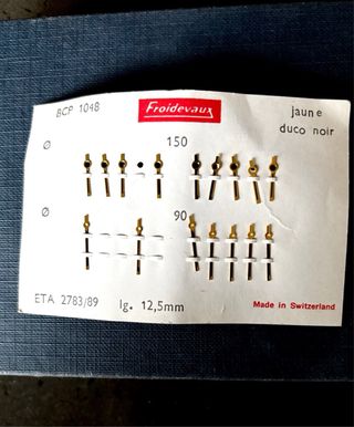 Agujas de reloj Froidevaux BCP 1048 Largas y corta