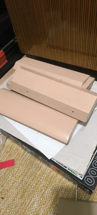 Patas para canapé bajas color beige