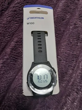 Reloj Deportivo Decathlon W100 Negro
