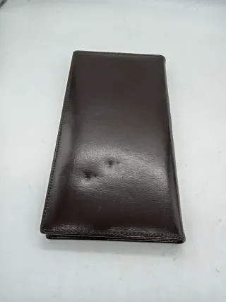 Agenda in pelle con lamina argento 800