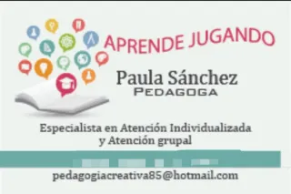 Pedagoga:clases de apoyo y emociones