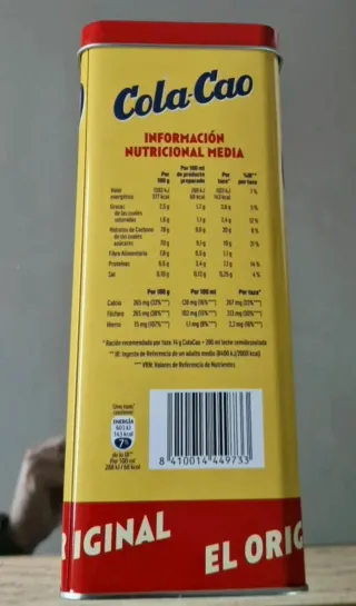 Lata Cola Cao Vintage Original