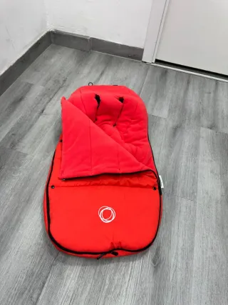Saco Bugaboo Invierno Carrito Bebé Rojo/naranja