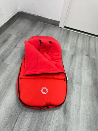 Saco Bugaboo Invierno Carrito Bebé Rojo/naranja