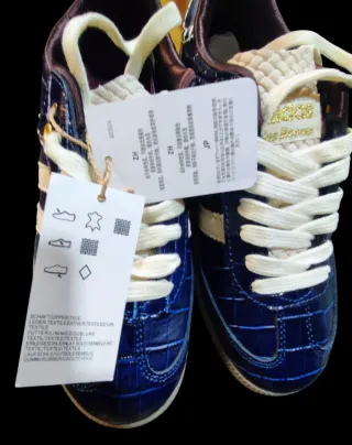 Adidas Samba Wales Bonner Azul Cocodrilo