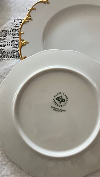 Rosenthal Vajilla 76 Piezas Porcelana Dorada