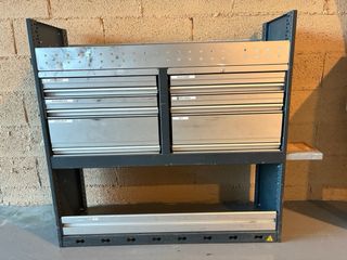 Armario 6 cajones con soporte móvil