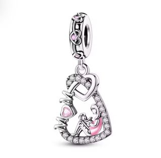 NUEVO Charm Mamá Corazón Plata 925 para Pandora