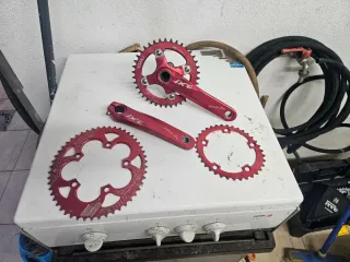 Bielas Snail Rojas Compact Ovaladas